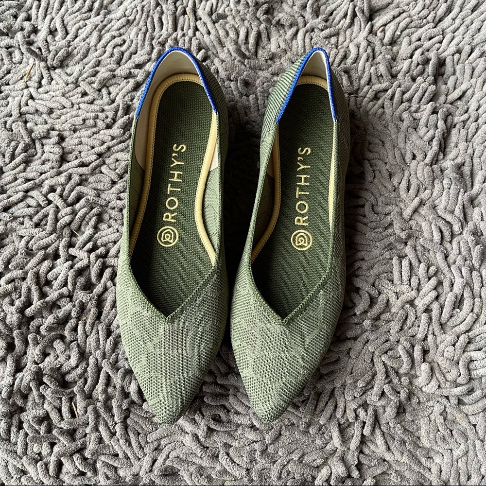 Rothy’s Safari Olive Points